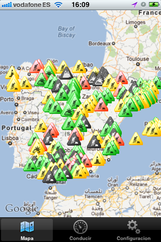 i-Radar modo mapa